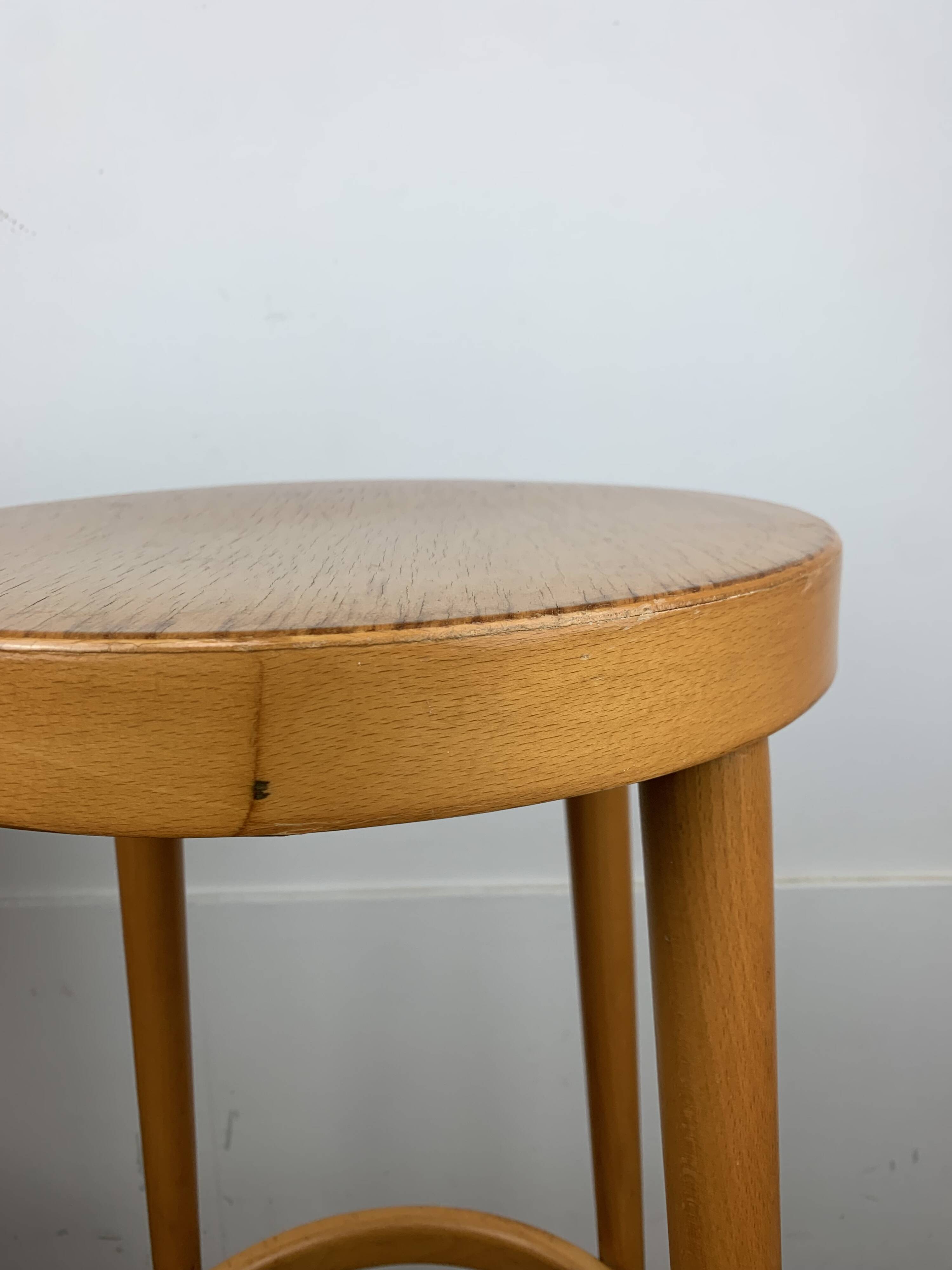 3 tabourets de bar Baumann, années 60, vintage