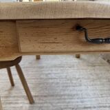 Solid oak farmhouse table 180 cm