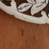 Silver metal table mat