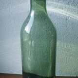 Bonbonne en verre soufflé verte