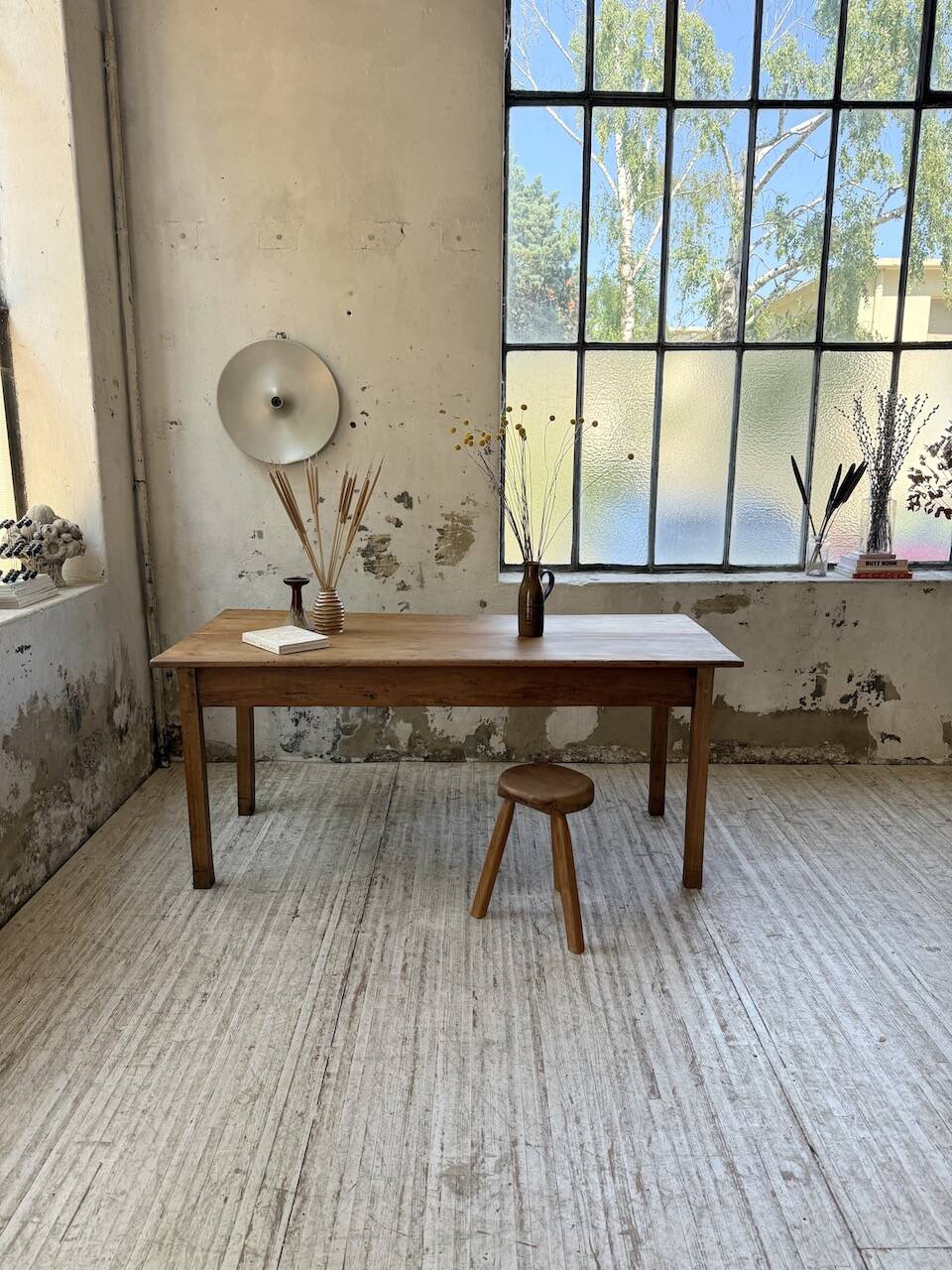 Cherry farmhouse table 1m8