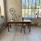 Table de ferme en cerisier