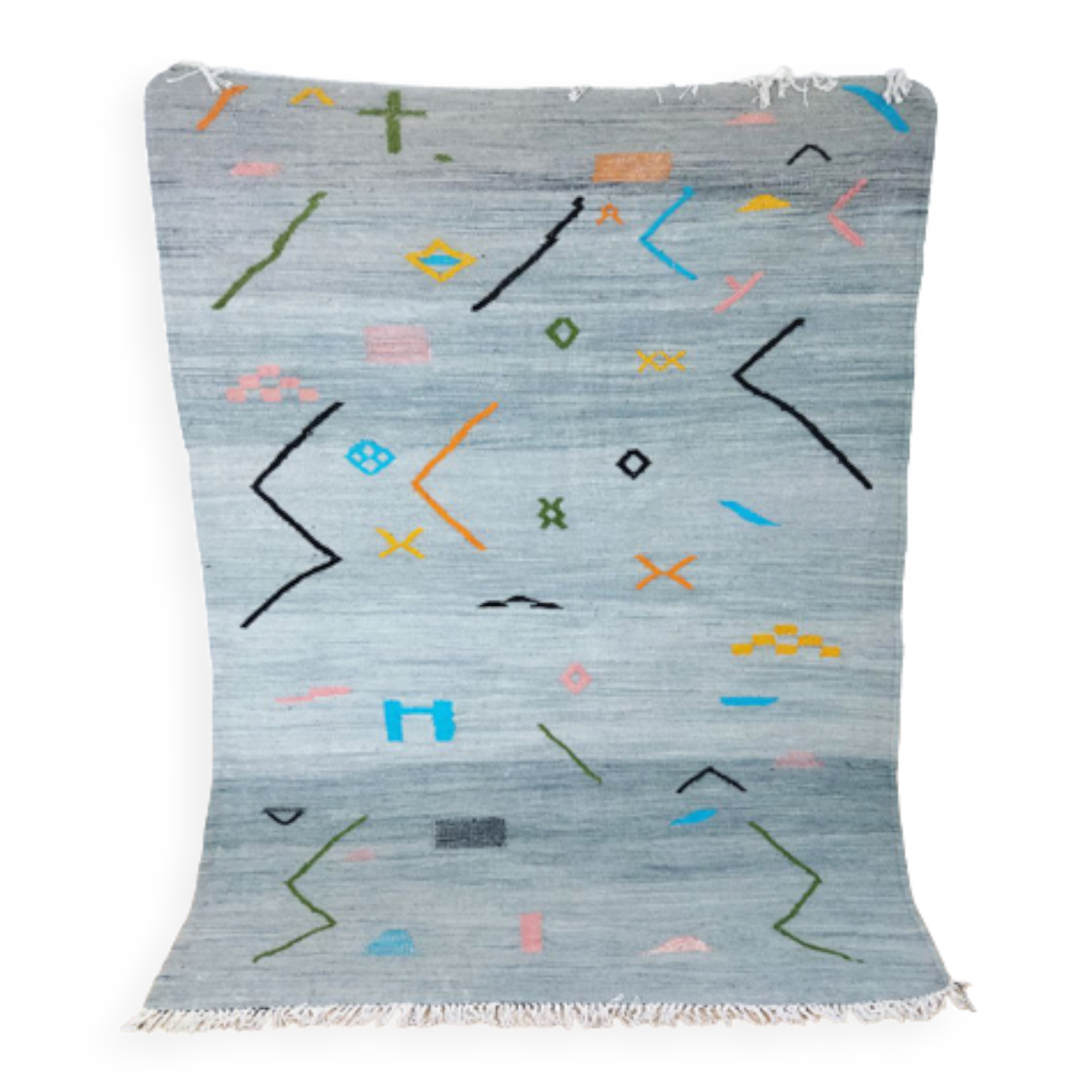 Handmade moroccan berber carpet 208 x 149 cm