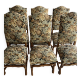 chaises style louis xiii os de mouton