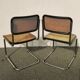 Pair of chairs Cesca B32 Marcel Breuer