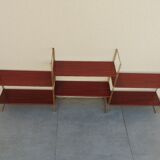 Vintage metal string shelves