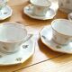 Antique coffee or tea service in fine porcelain from the 1930s.
