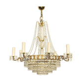 Hot air balloon chandelier 8 stamp fires