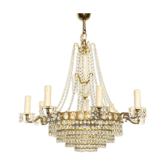 Hot air balloon chandelier 8 stamp fires