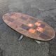 Jean Jaffeux Ceramic & Steel Coffee Table