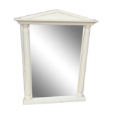 Miroir bois peint colonnes séparé 68x88cm