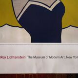 Large Roy Lichtenstein Exhibition Poster - Girl with Ball - Museum of Modern Art (MoMA) New Yo