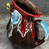 Vallauris Ceramic Rooster Pitcher - 1970s - H 20 cm