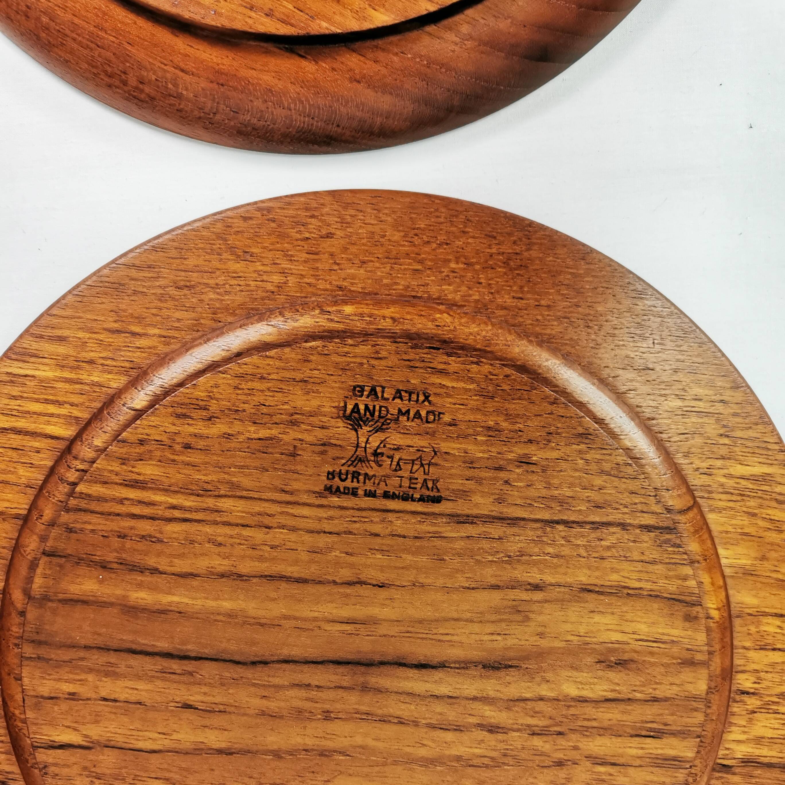 Mid Century Teak Dinnerware, 1960s