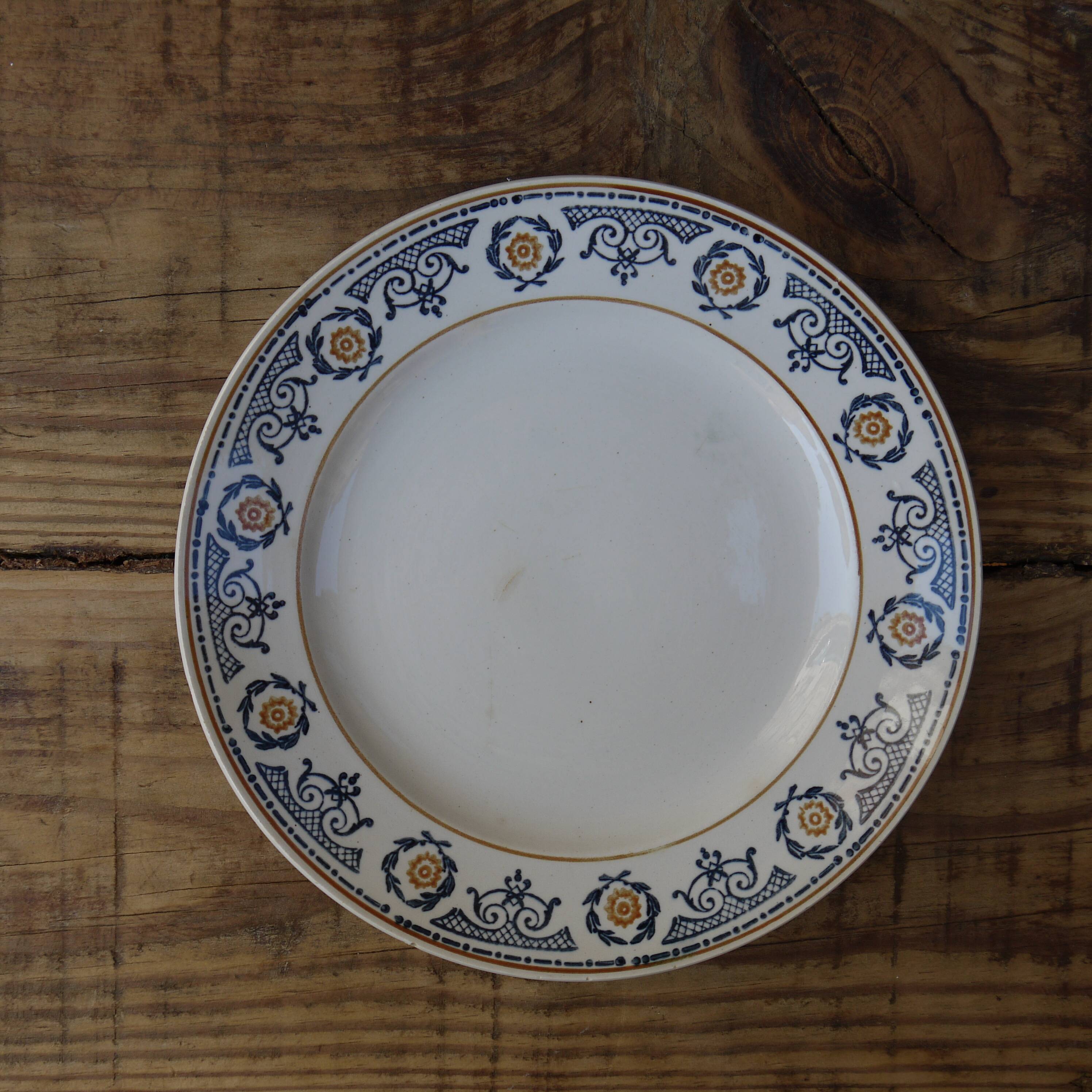 Two St Amand dessert plates
