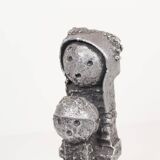 Brutalist aluminum sculpture by Willy Ceysens, Belgium 1980s