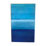 Blue abstract painting