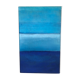 Tableau abstrait bleu