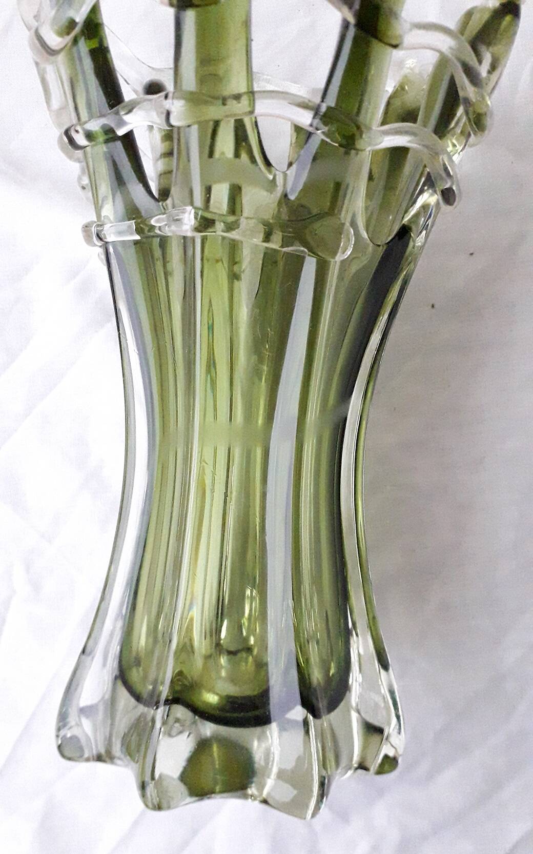 Blown glass vase