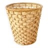 Vintage rattan plant pot