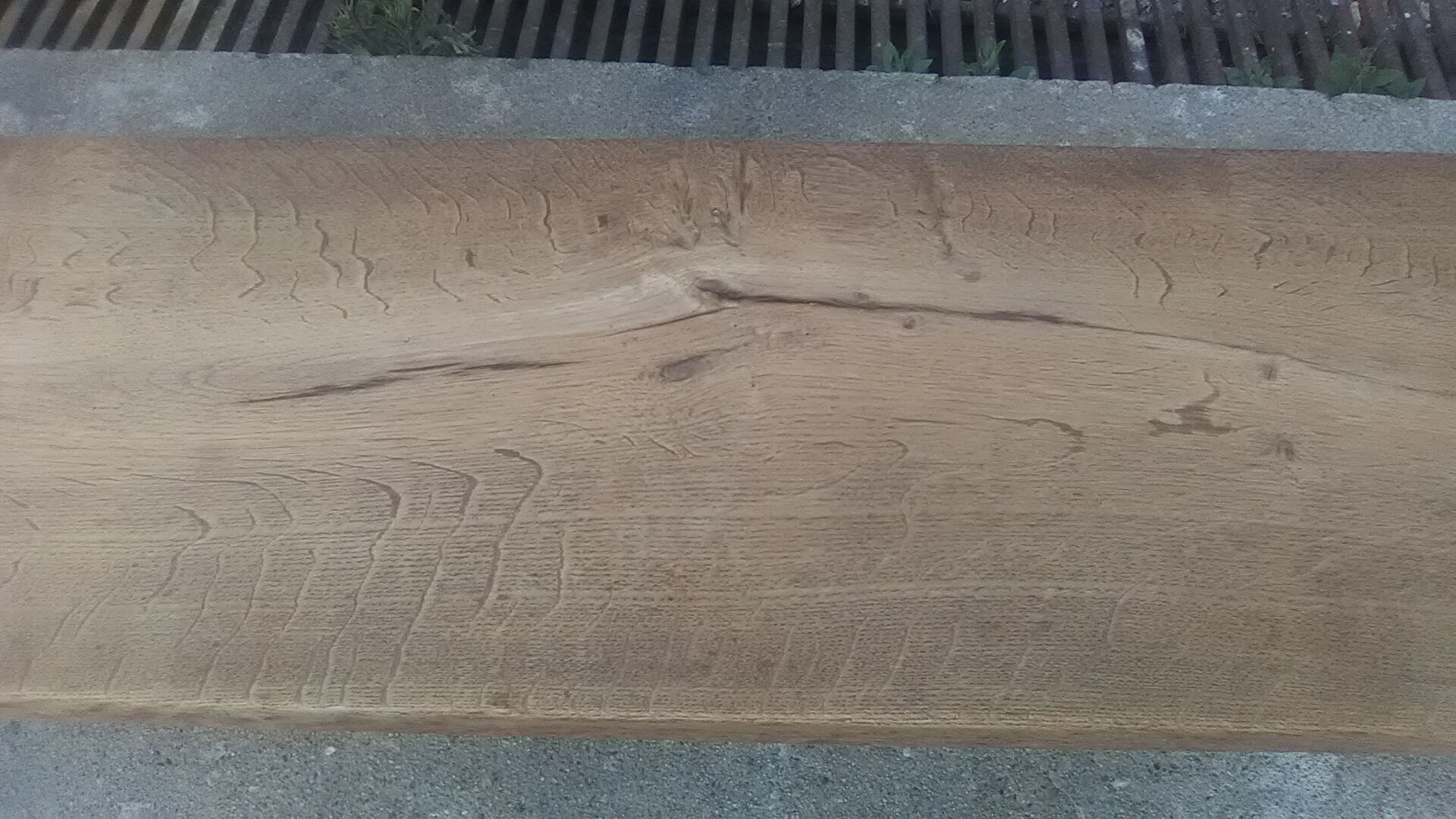Oak church bench 2m45