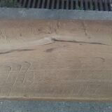 Oak church bench 2m45