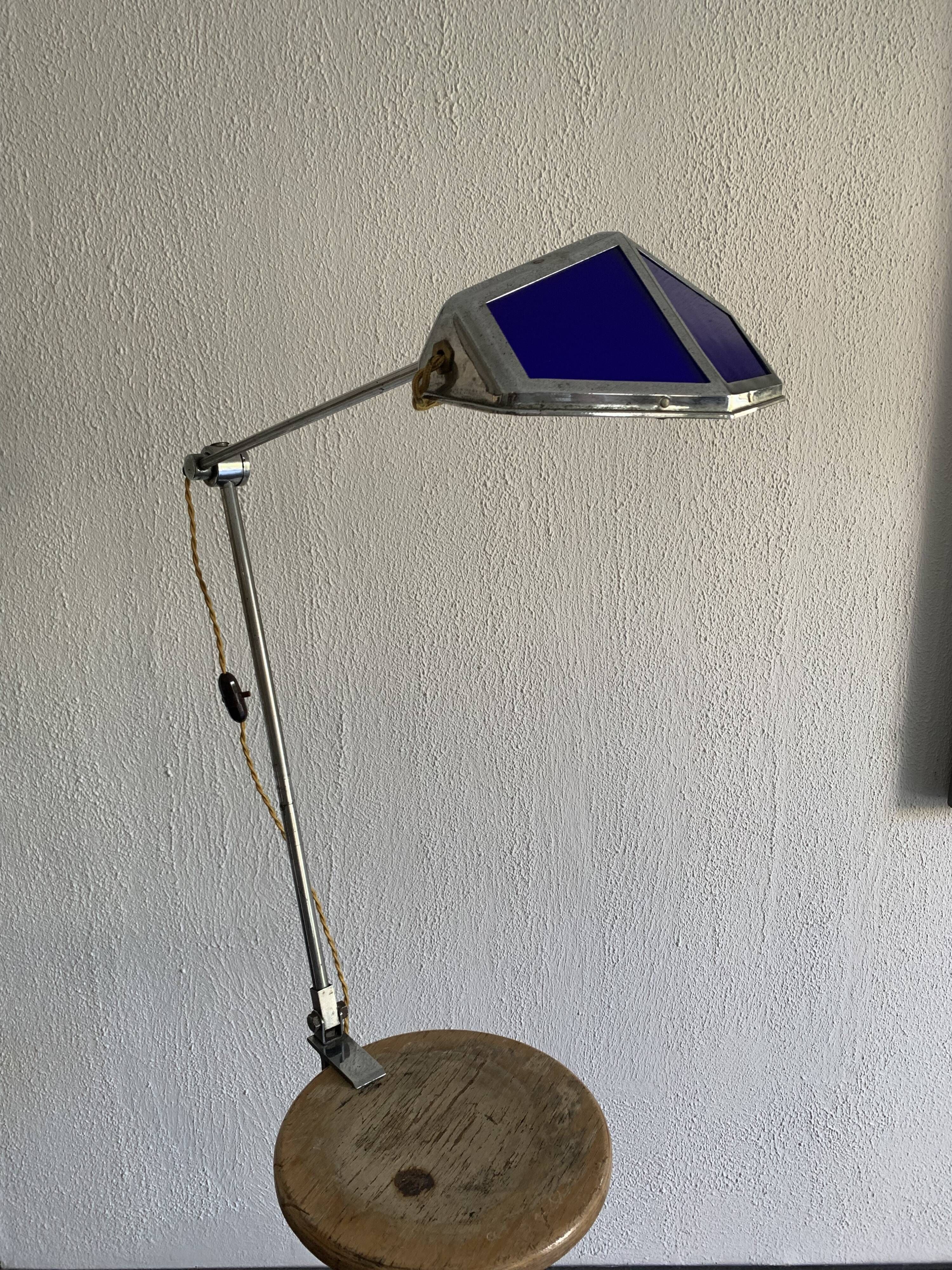 Large vintage lamp 1920 Pirouett architect Art Deco - 50 cm