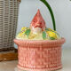 Terrine dish in slip