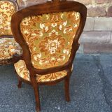 Pair of nineteenth style Louis Philippe mahogany heaters