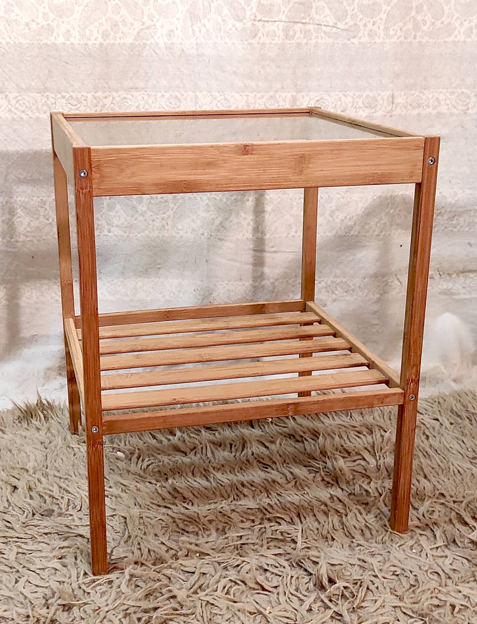 Bamboo side tables or bedside tables by IKEA "Nesna" - 1980s/90s