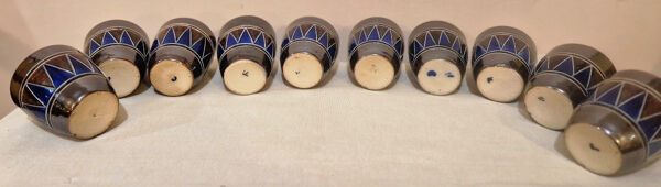 Service à cidre/bière en céramique - art déco - Zoller