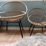 Wicker child armchair