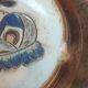 Child's plate signed Dubois stoneware from Bouffioulx