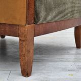 Années 1970, chaise longue scandinave, très bon état d'origine, style art déco.