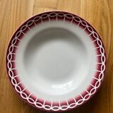 4 Badonvillier style soup plates