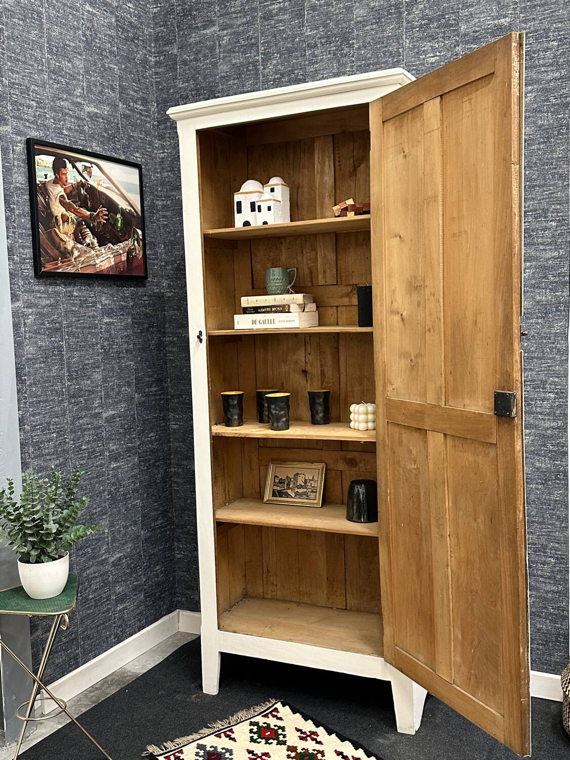 Off-white Parisian wardrobe