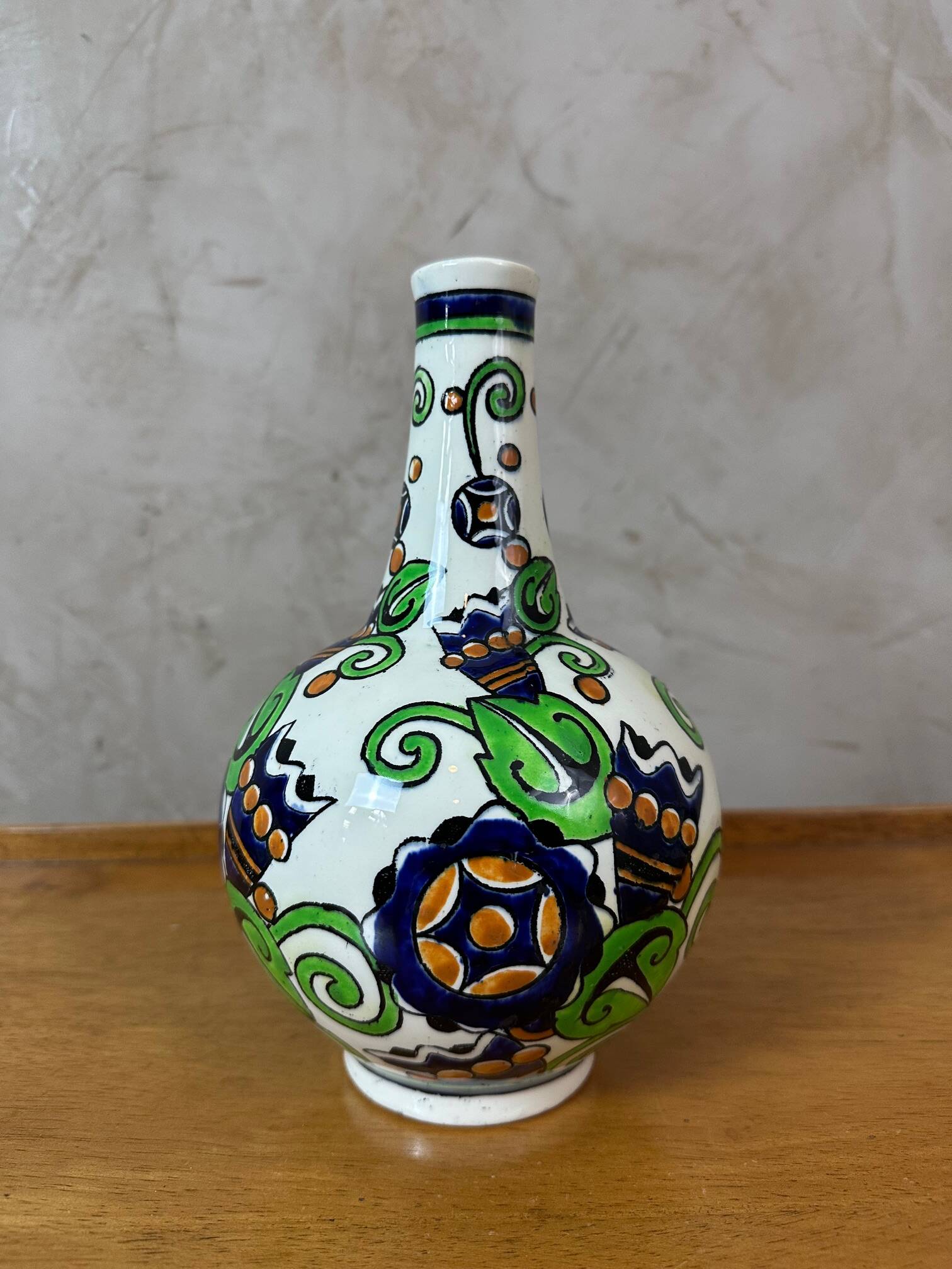 Charles Catteau vase for Boch brothers