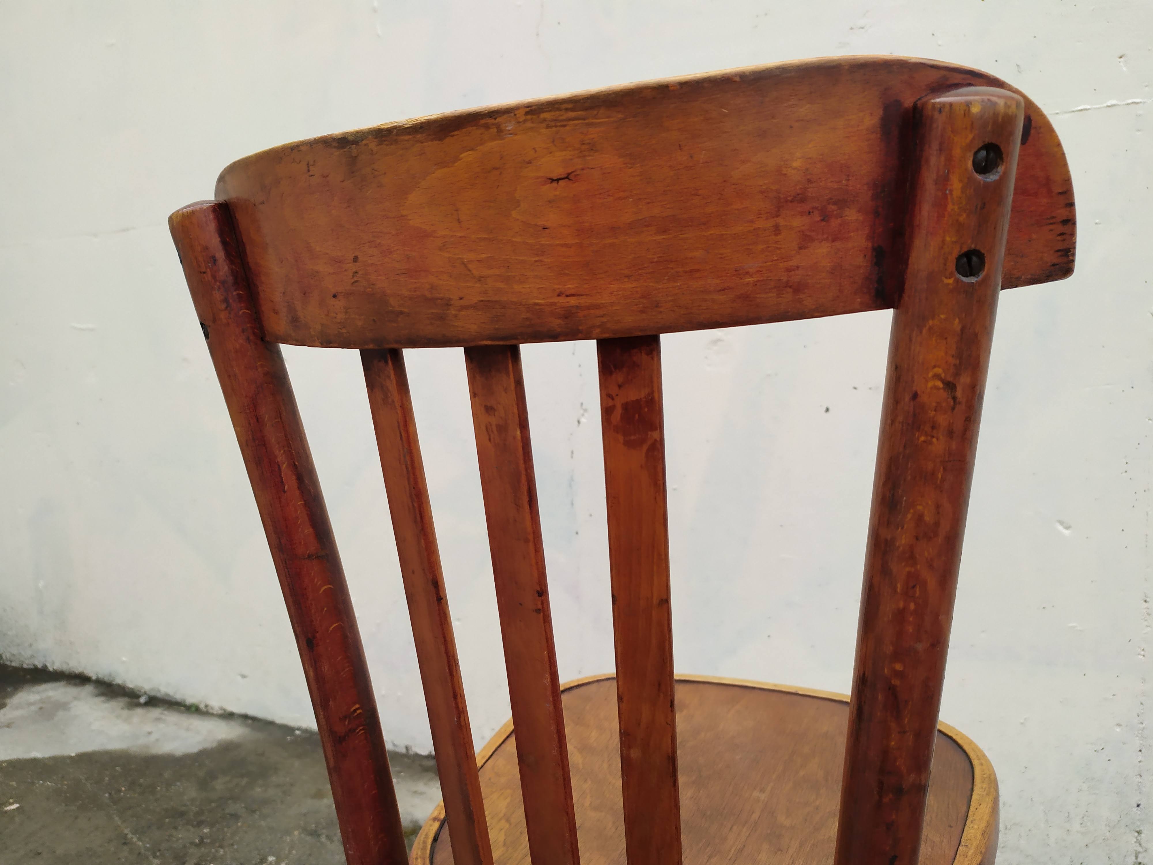 Lot de 18 chaises bistrot Fischel