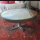Table basse fer et ceramique