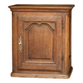 Rare: small piece of solid oak furniture (late 19th century). Bedside table, side table, wardrobe.