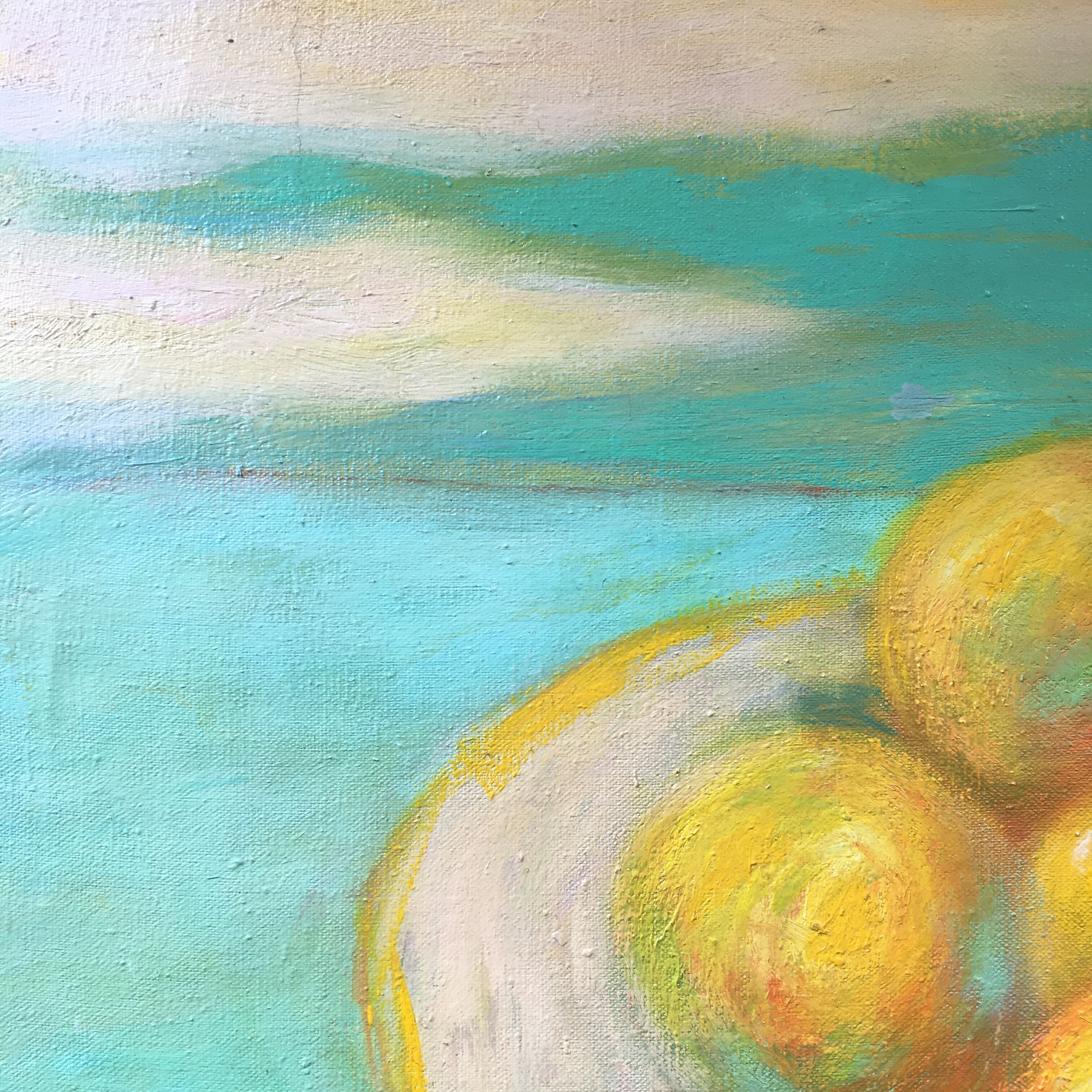 Table cut of oranges