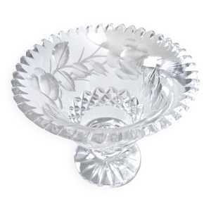 Coupe à fruits en cristal