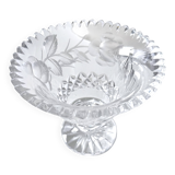 Cut crystal fruit bowl