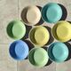 Assiettes plates vintage