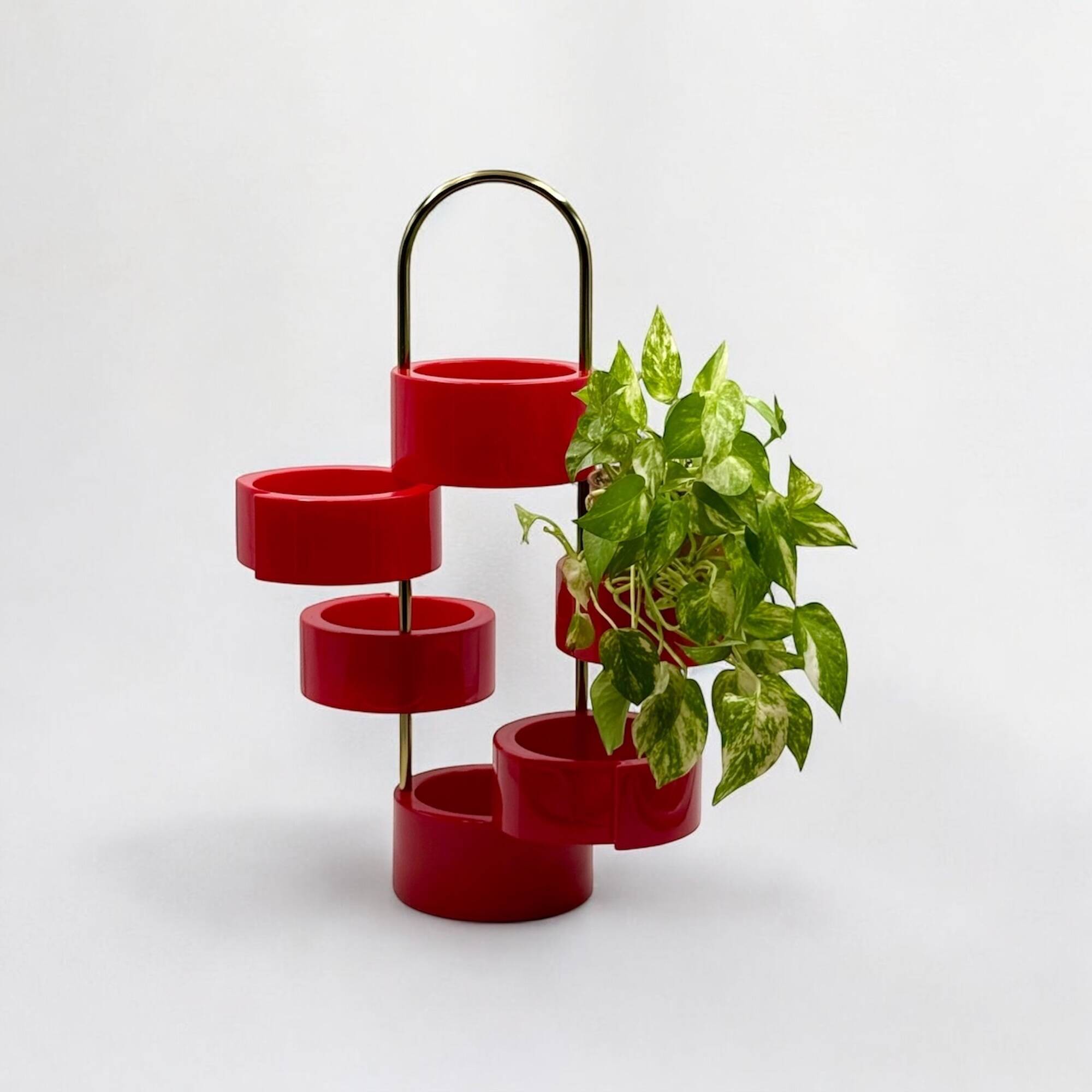 Mid Century Floor or Table Etagere by MB Italy, 1970s