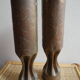 Pair of engraved art trench casings