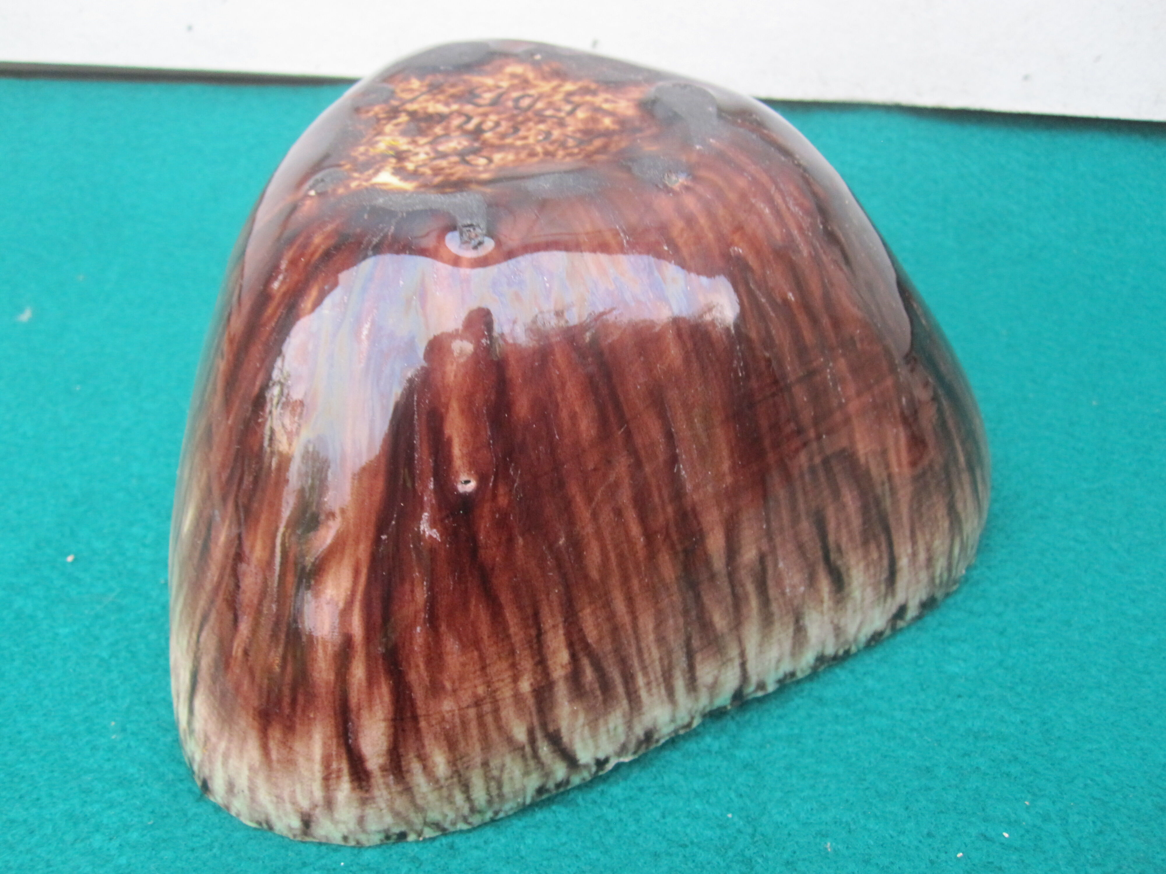 Ceramic cup free-form signed accolay