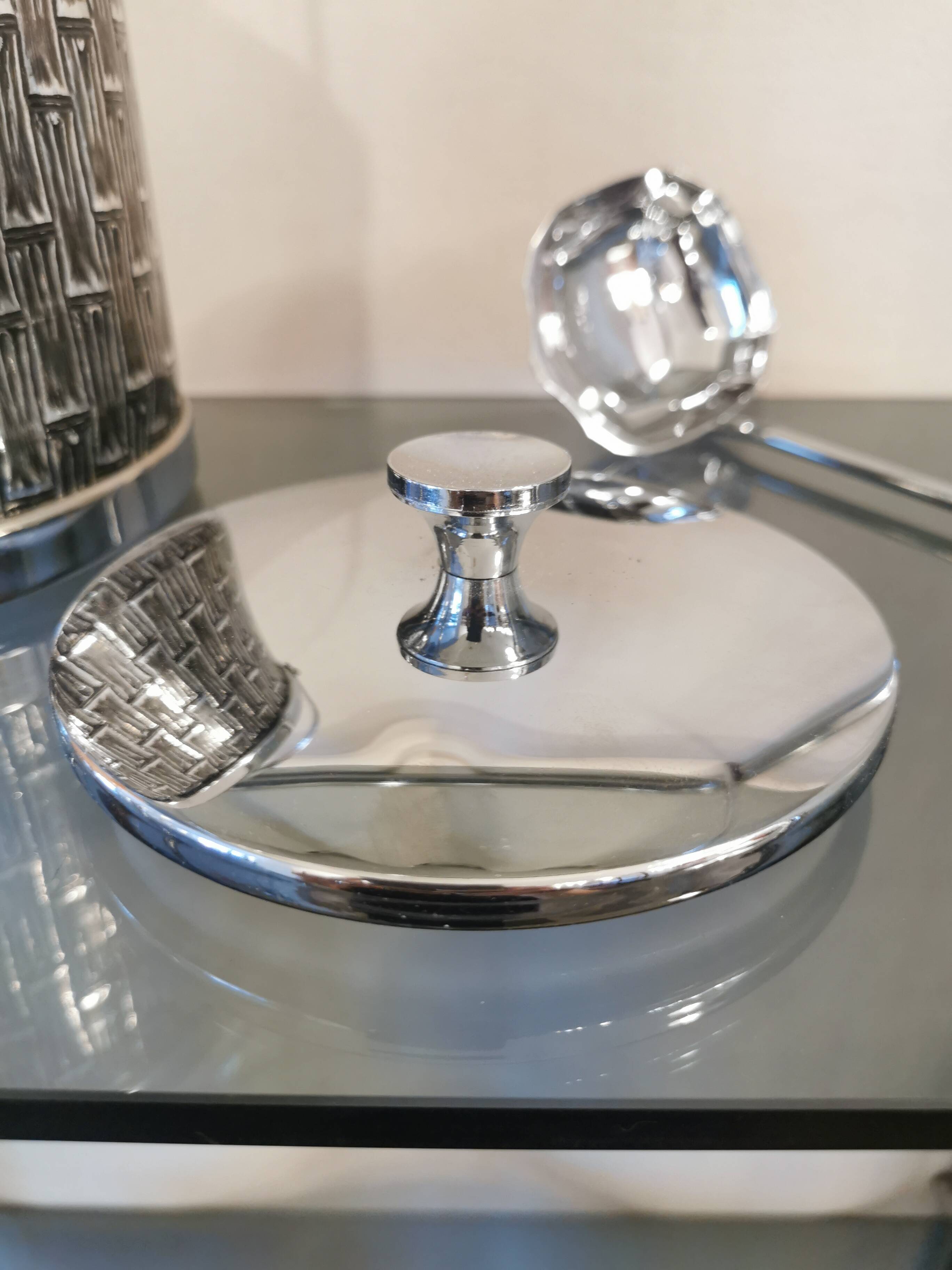 Vintage bamboo ice bucket 70s