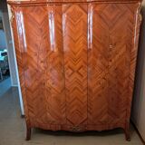 Armoire marqueterie style louis XV