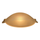 Glass ceiling light in the shape of a turtle shell, 1970s, Germany